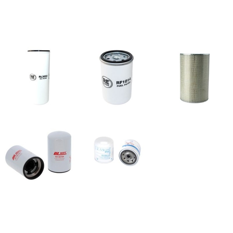 Filter kit for New Holland 9684 with Cummins Engine