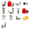 Filter kit for New Holland FX28 with Iveco Engine Serial No 218001-