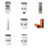 Filter kit for New Holland LB110-4PT with Cnh Engine 2001-