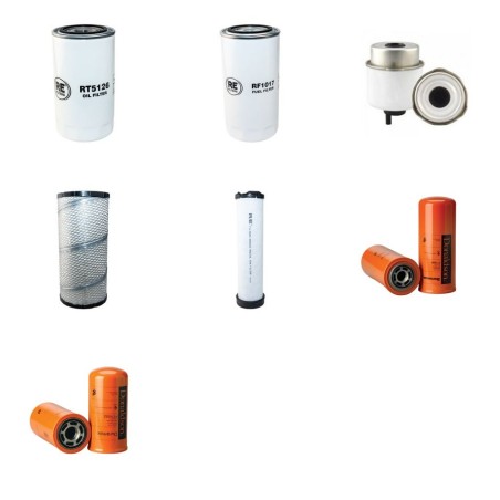 Filter kit for Case Poclain 695 SR with Cnh Engine 2008- TIER III