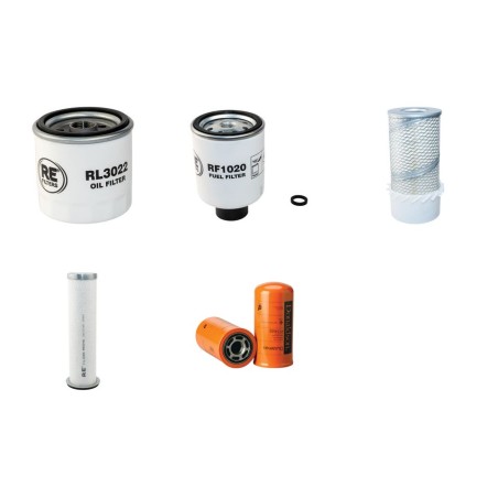 Filter kit for New Holland LS140 with Shibaura 843-2L45X Engine