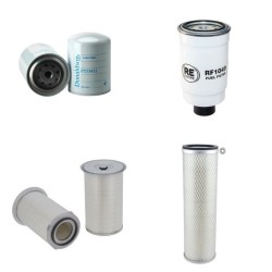 Filter kit for New Holland SB60 Air Oil Fuel Filters with Iveco 6CYLATMO Engine Serial No 001-040