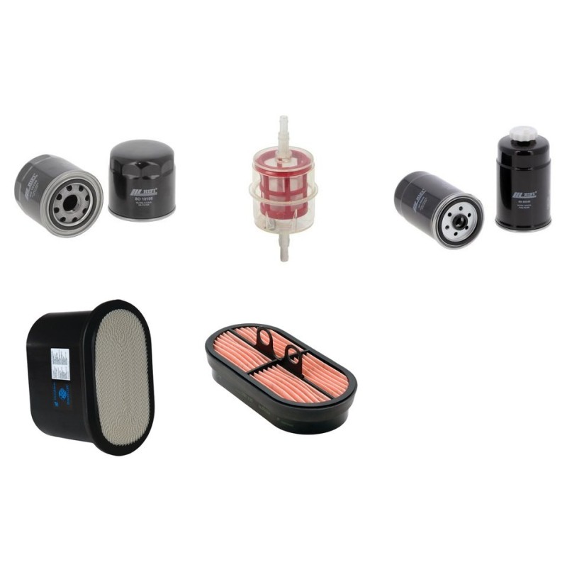 Filter kit for New Holland T4030V Air Oil Fuel Filters with CNH Engine Year 2011-