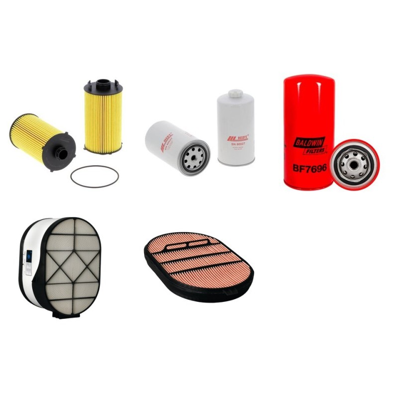 Filter kit for New Holland T8.330 Air Oil Fuel Filters with CNH Engine Year 2012- 284 CH