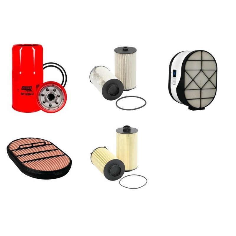 Filter kit for Case QUADTRAC 600 with CNH CURSOR13 Engine   2012- 600 CH TIER IV