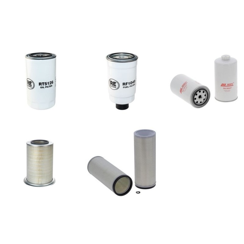 Filter kit for New Holland VL6060 Air Oil Fuel Filters with CNH Engine