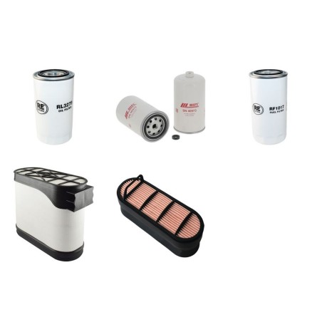 Filter kit for Case (Poclain) 721 F Air Oil Fuel Filters with CNH F4HFE613Y Engine  YR 2013- TIER IV