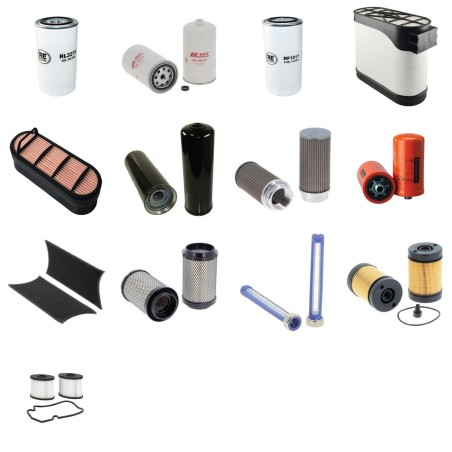 Filter kit for Case (Poclain) 921 F with CNH F4HFE6131 Engine  YR 2013- TIER IV I