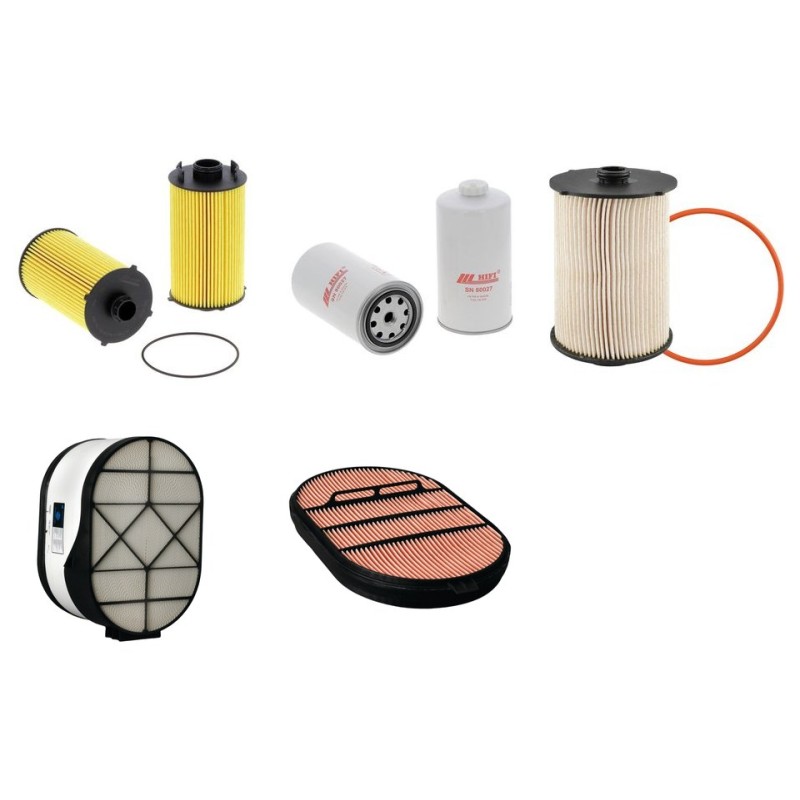Filter kit for New Holland W270C with CNH F2CFE614B Engine Year 2013- TIER IV I