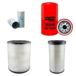 Filter kit suitable for CAT 14H with CAT Engine Serial No 7WJ11-1121 Air Oil Fuel Filters