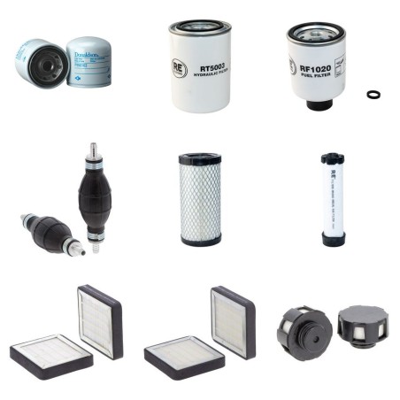 BOBCAT E 14 Filter Service Kit w/Kubota D722 Eng.   YR  2010-