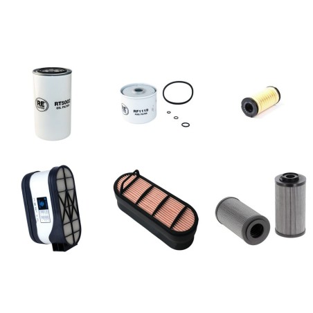 RUBBLE MASTER HS 5000 Filter Service Kit w/Cat C4.4 Eng. 2014