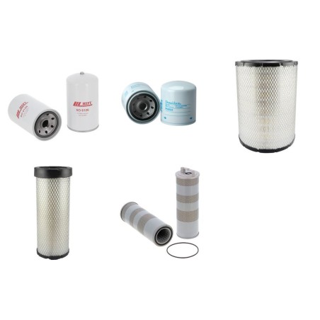 Filter Kit for Sany SY205C-8 with Mitsubishi 6D34Tl-20 engine 