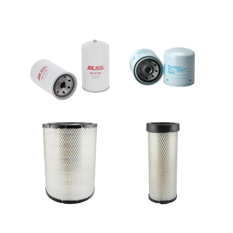 Filter Kit for Sany SY205C-8 Air Oil Fuel Filters with Mitsubishi 6D34TL-20 engine 