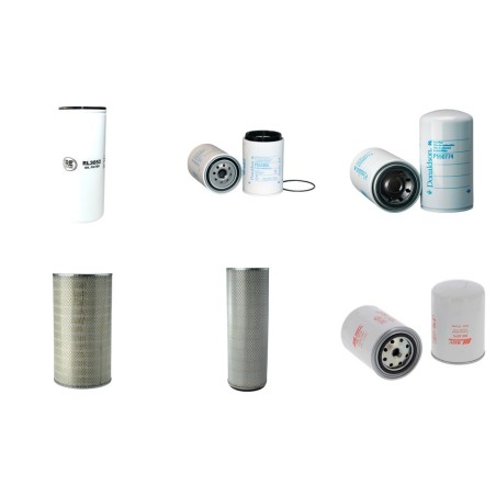 Filter Kit for Sany SY310C-2 with Cummins QSC8.3 engine 
