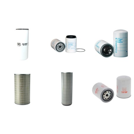 Filter Kit for Sany SY330C-2 with Cummins QSC8.3 engine 