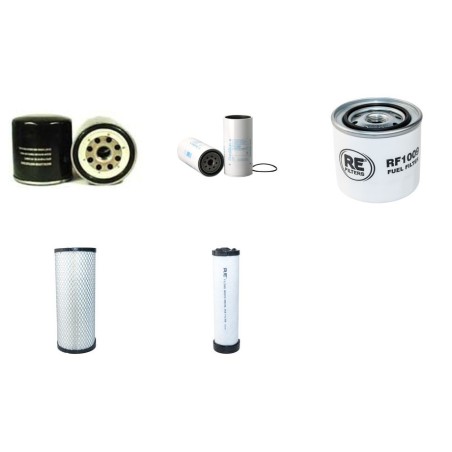 Filter Kit for Sany SY75C-9 Air Oil Fuel Filters with Isuzu 4JG1 engine 