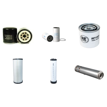 Filter Kit for Sany SY75C-9 with Isuzu 4Jg1 engine 