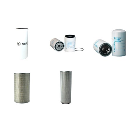 Filter Kit for Sany SY330C-2 with Cummins QSC8.3 engine 