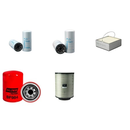 SDMO T 1400 Filter Service Kit w/MITSUBISHI S12RP1A Eng.   YR  2007-