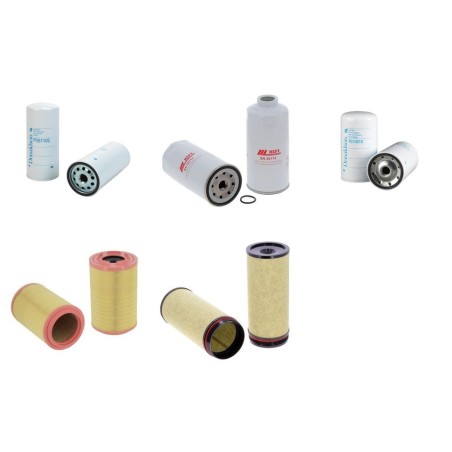 SINOTRUK ZZ 187 M3517N1B Filter Service Kit w/ D12.42 Eng.