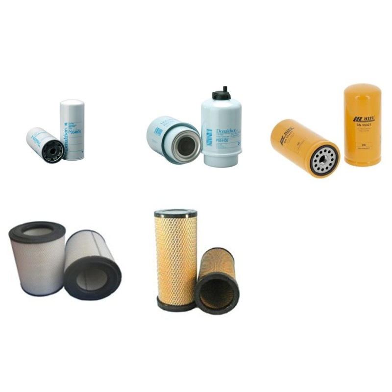 Filter kit suitable for CAT 320C(L/LN) Serial No GLA 02207 Air Oil Fuel Filters