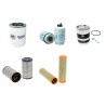 Filter kit for Case CVX 120 - 130 - 150 - 170 Tractor Air - Oil - Fuel