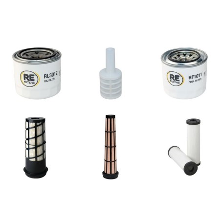Filter Kit for Thwaites 3T Tonne Dumper with Yanmar Engine
