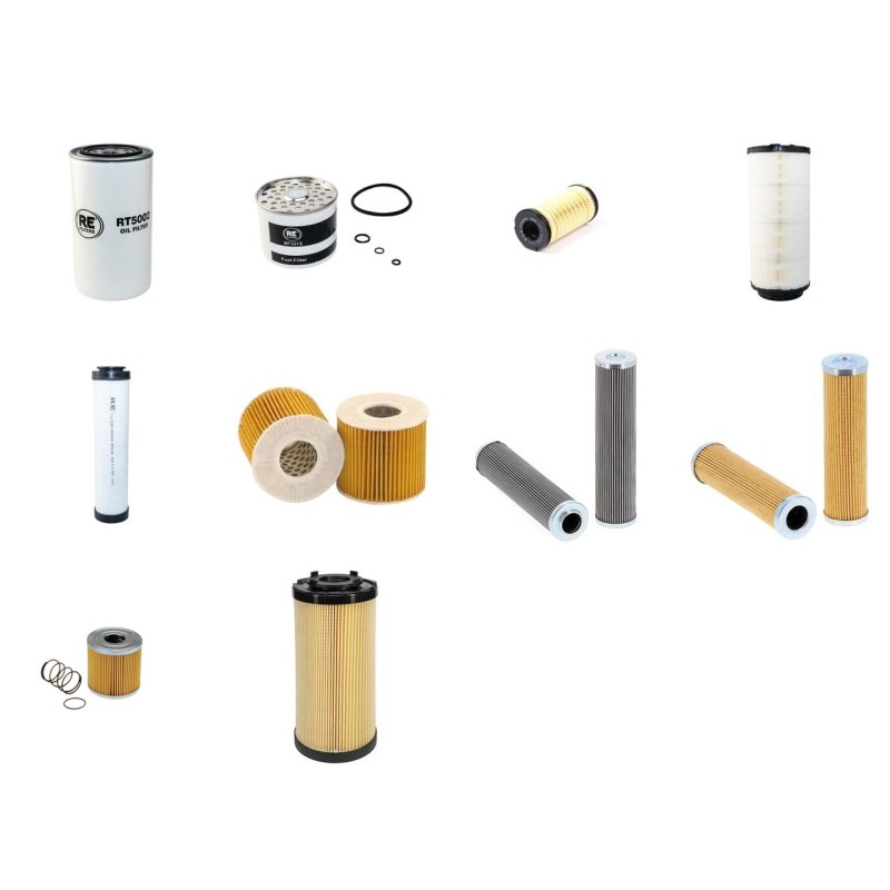 TIM TS 2000 Filter Service Kit w/Perkins 1104C-44T Eng.