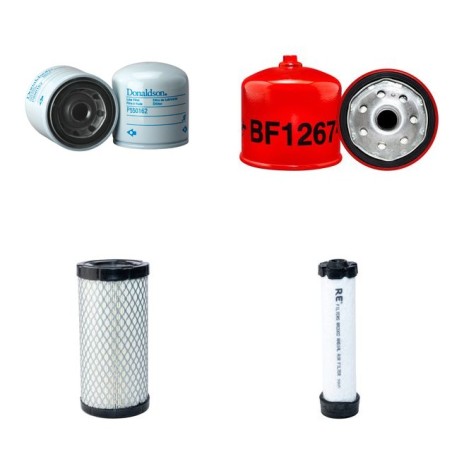 Filter Kit for Toro Dingo TX 525 Air Oil Fuel Filters with Kubota D902E Engine