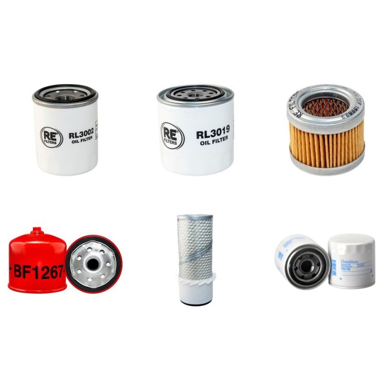Filter Kit for Toro GroundsMaster 223 D with Mitsubishi Engine