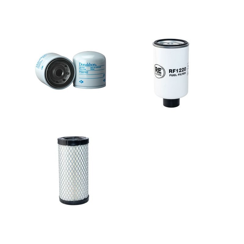 Filter Kit for Toro GroundsMaster 3170 D Air Oil Fuel Filters with Kubota Engine