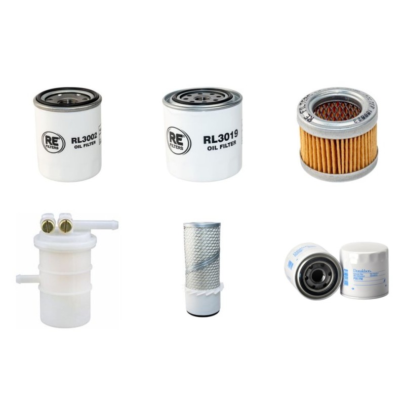Filter Kit for Toro GroundsMaster 327 D with Mitsubishi Engine