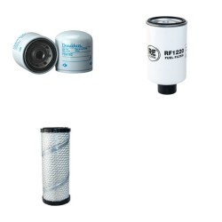 Filter Kit for Toro ReelMaster 5510 D Air Oil Fuel Filters with Kubota V1505T Engine  Year 2008-