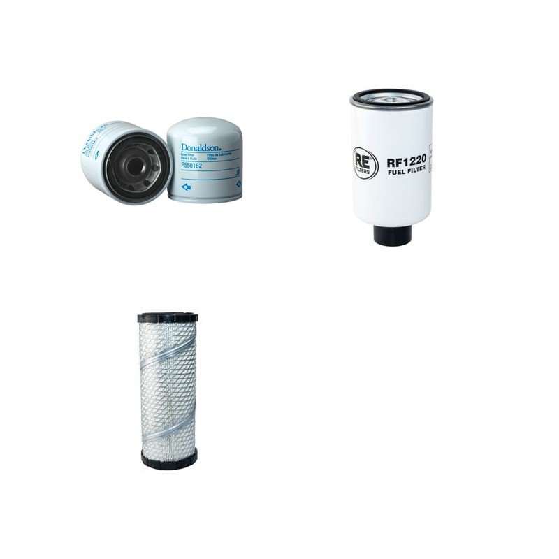 Filter Kit for Toro ReelMaster 5510 D Air Oil Fuel Filters with Kubota V1505T Engine  Year 2008-