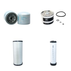 Filter Kit for Toro GroundsMaster 455 D Air Oil Fuel Filters with Peugeot XUD9 Engine  Year 1996- 55 CH