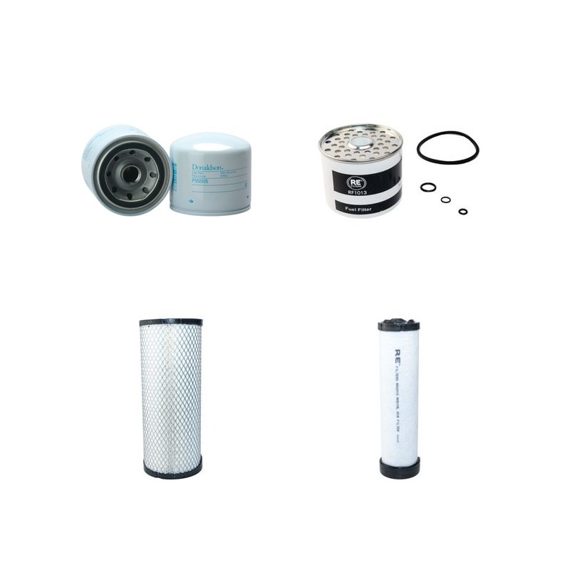 Filter Kit for Toro GroundsMaster 455 D Air Oil Fuel Filters with Peugeot XUD9 Engine  Year 1996- 55 CH