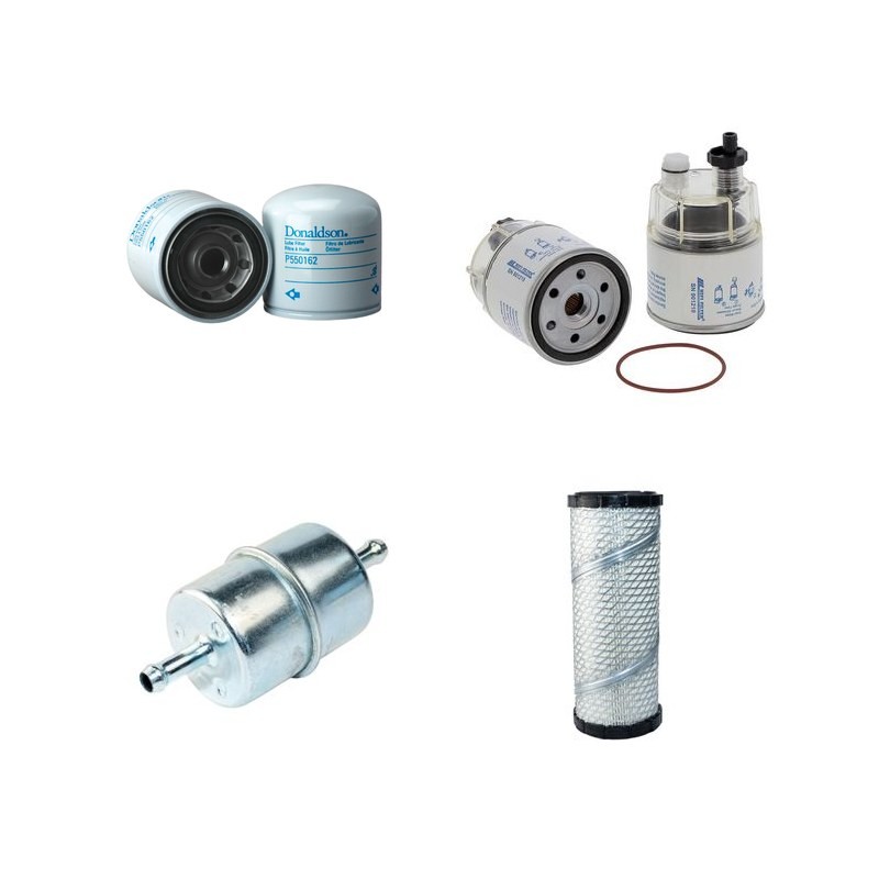 Filter Kit for Toro ReelMaster 5210 D Air Oil Fuel Filters with Kubota V1505T Engine  Year -2007