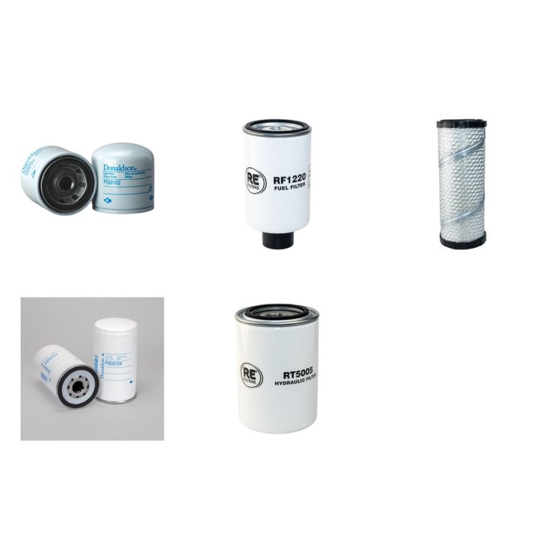Filter Kit for Toro ReelMaster 5210 D with Kubota V1505T Engine 2008-