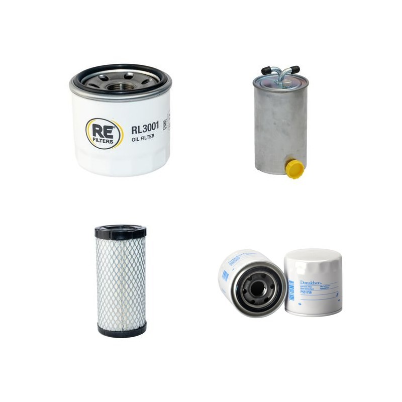 Filter Kit for Toro ZMaster 593 D Commercial with Kubota D982 Engine  Year 2008-