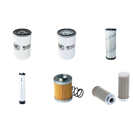 VANDAELE TV 150 Filter Service Kit w/Lombardini Ldw2004 Eng.
