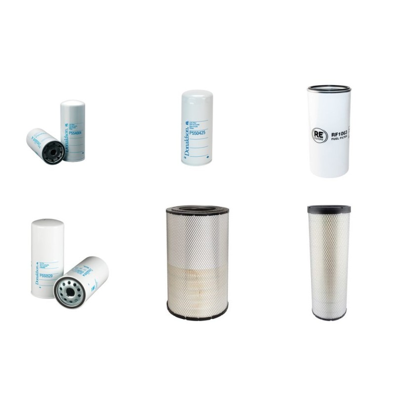Filter Kit for Volvo A 30 E Filter Service Kit Air Oil Fuel Filters with Volvo D9BADE3 engine Serial No 12001- YR 2007-