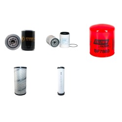 Filter Kit for Volvo BL 71 Filter Service Kit Air Oil Fuel Filters with Volvo D4DCBE1 engine  YR 2003-