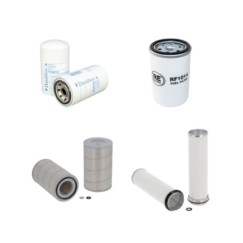 Filter Kit for Volvo BM 6 Filter Service Kit Air Oil Fuel Filters with 860S engine