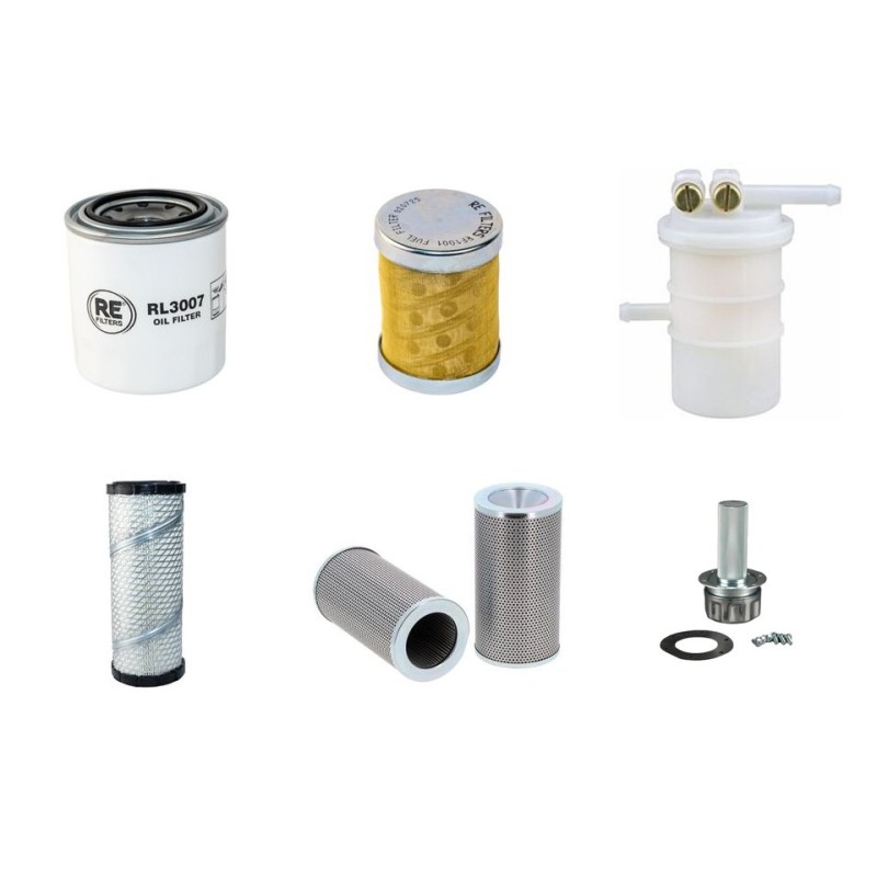 Filter Kit for Volvo EB 450 XT Filter Service Kit with MITSUBIHI K4ND-61ES engine