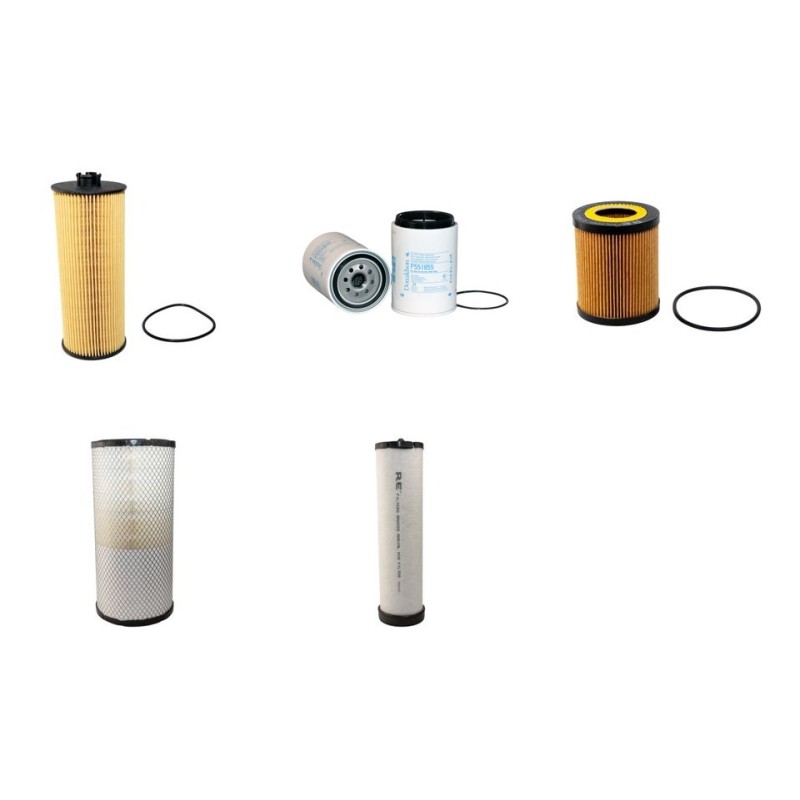 Filter Kit for Volvo EC 180 B Filter Service Kit Air Oil Fuel Filters with Volvo D6D-EHE2 engine  YR 2003-