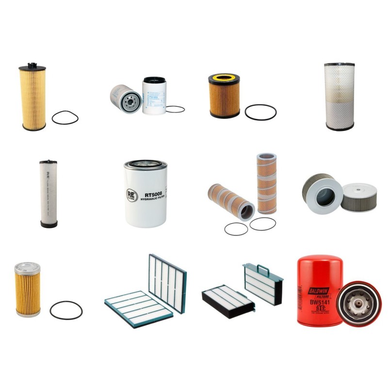 Filter Kit for Volvo EC 180 B Filter Service Kit with Volvo D6D-Ehe2 engine 2003-