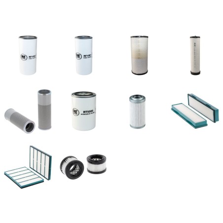 Filter Kit for Volvo ECR 235 E/EL Filter Service Kit with Volvo D6J engine 2016-