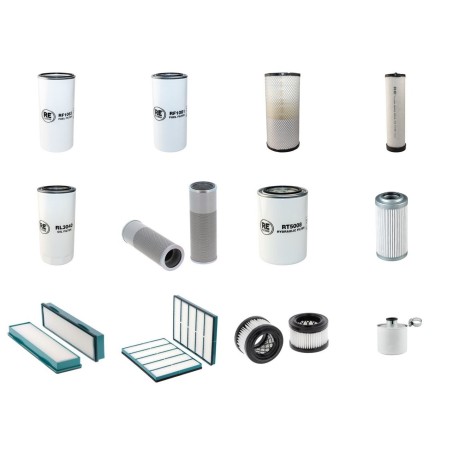 Filter Kit for Volvo ECR 235 D Filter Service Kit with Volvo D6H engine 2013-