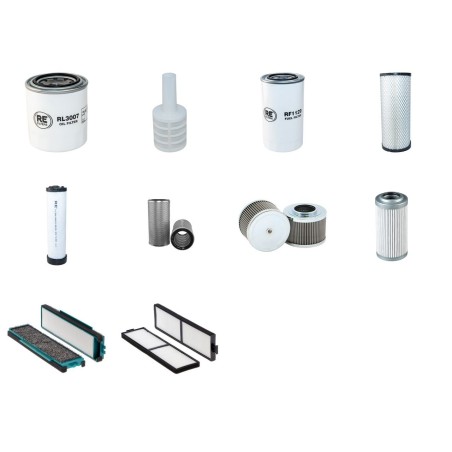 Filter Kit for Volvo ECR 58 Filter Service Kit with Volvo D3.1 engine  YR 2005-
